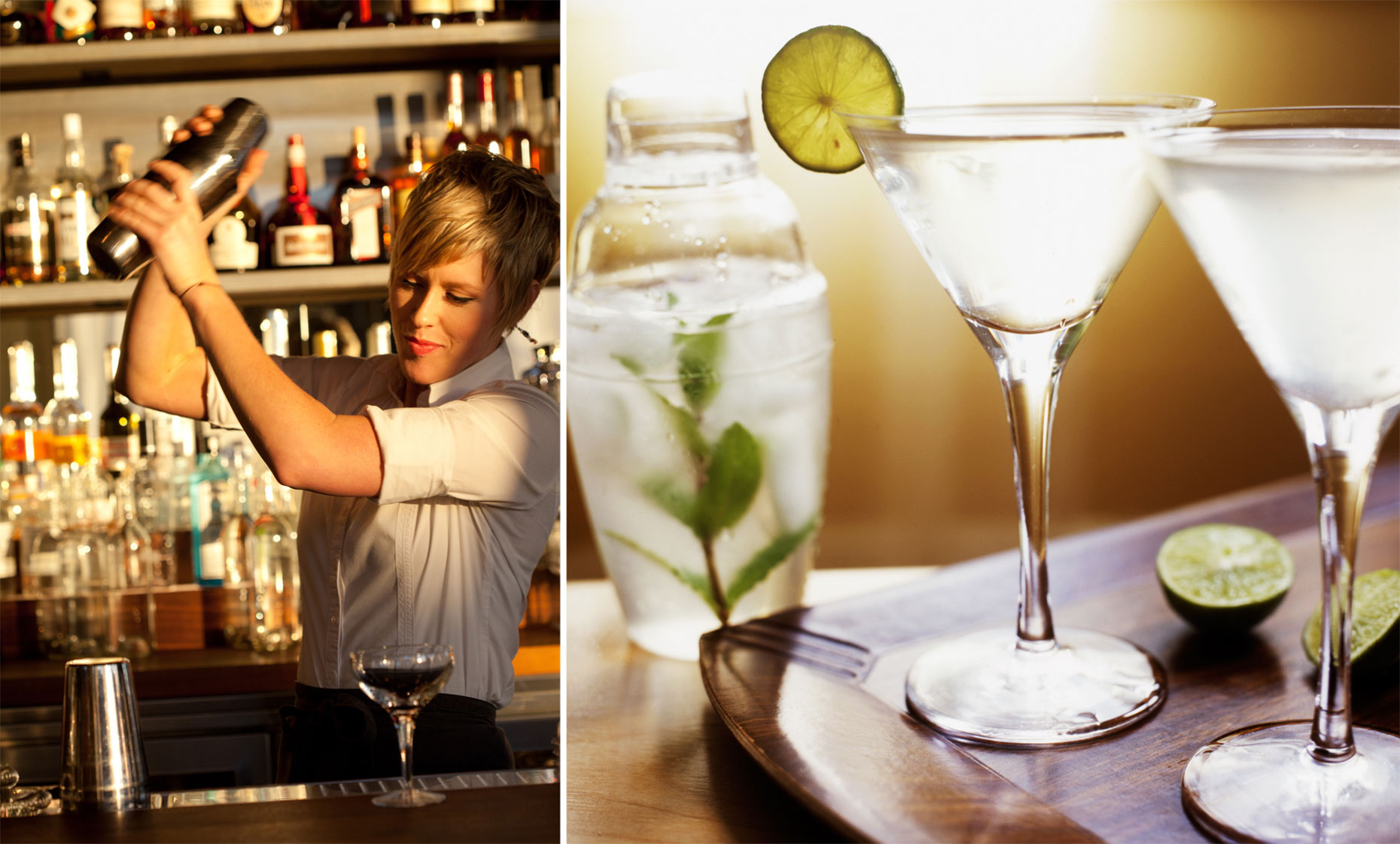 Bartender and Martini