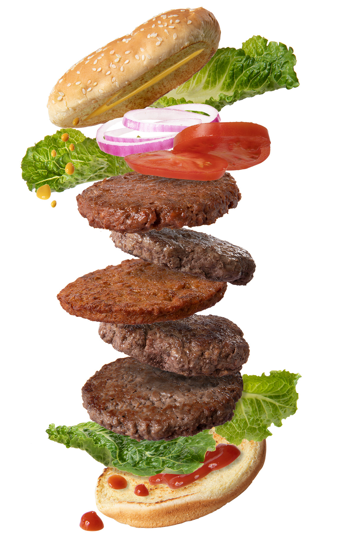 Vegan Burger Photo Illustration